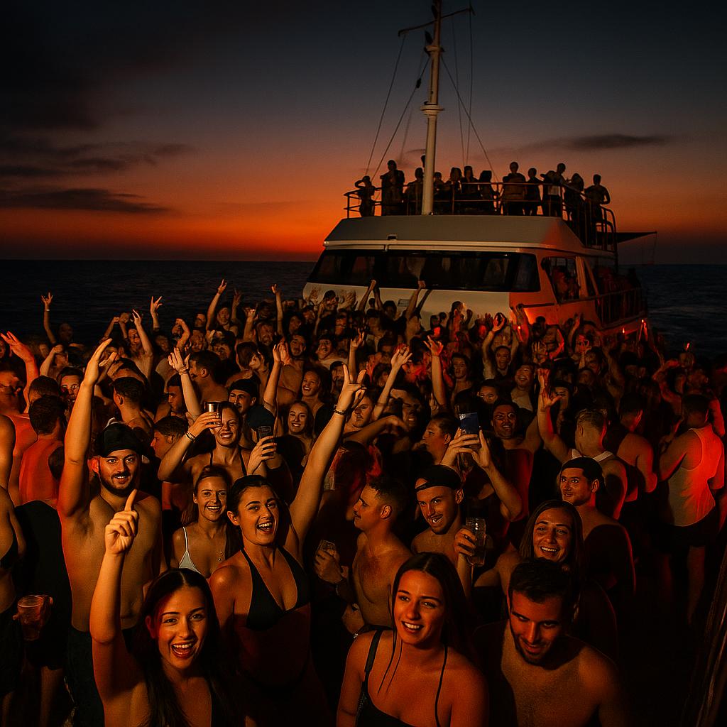 Volcanic Boat Party